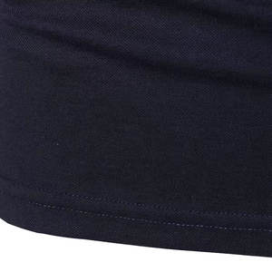 Polo d'été noir pour homme, haute qualité, décontracté, mode affaires, respirant, brodé, coupe ample, logo personnalisé, tricoté, pour le golf - Product Image 6