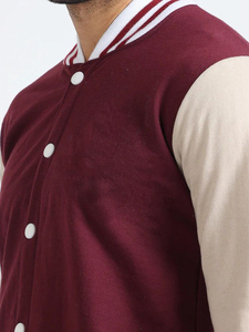 Nueva Chaqueta Varsity de Invierno para Hombre, 100% Lana, de Alta Calidad, con Logotipo Bordado en Chenilla Personalizado, con Capucha, Impermeable y Gruesa - Product Image 4