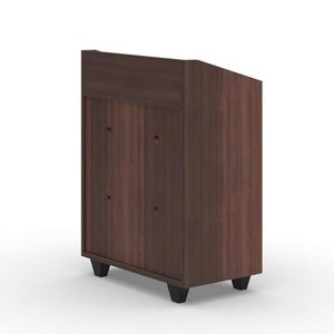 Shoe Rack 2 <b>Door</b> Storage Wooden with Air <b>Vent</b>, Melamine Finish Wooden with 8MM Back Sheet for Better Support - Product Image 5