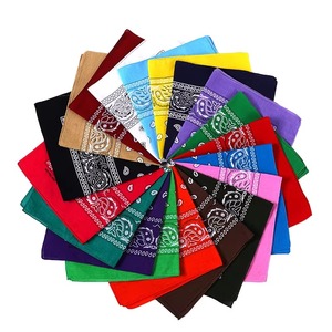 HYSAF APPARELS CO Bandanas carrés 100% coton écologiques personnalisés, drapeau américain Union Jack 55x55cm - Product Image 6