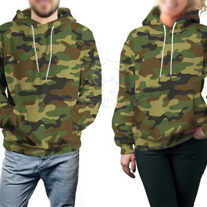 Sudadera con Capucha Moderna con Estampado de Camuflaje, Estilo Urbano, para Adolescentes, Unisex, Uso Diario - Product Image 5