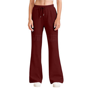 Pantalones acampanados transpirables para mujer al por mayor con MOQ bajo, diseño personalizado, últimas tendencias en pantalones acampanados para mujer para venta en línea - Product Image 5