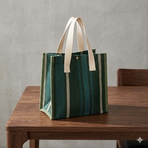 Sac fourre-tout en toile pour femme, sac à bandoulière, fermeture ouverte, doublure en coton, grande capacité pour le shopping, les voyages, la plage, l'usage quotidien - Product Image 1