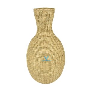 Meilleur prix, vase en rotin naturel, fait main, décoration rustique pour la maison, fournisseur d'usine au Vietnam - Product Image 3