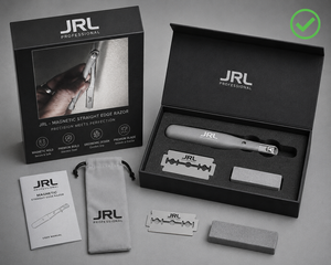 มีดโกนหนวดตรง JRL ทำจากสแตนเลสสีทอง คุณภาพสูง พร้อมบริการสกรีนโลโก้และบรรจุภัณฑ์สีตามสั่ง - Product Image 5