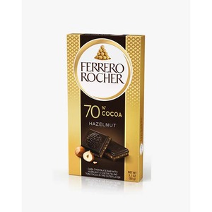 Cuadrados de chocolate Ferrero Rocher premium con relleno cremoso rico, con capas de oblea y sabor a avellana - Product Image 2