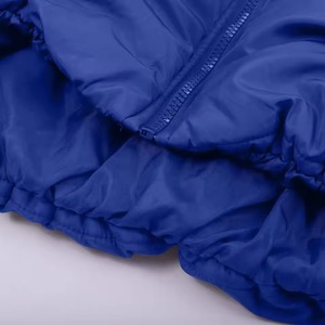 Chaqueta Acolchada de Color Sólido para Mujer, Cuello Alto, Cierre de Cremallera, Abrigo Cálido de Invierno, Manga Larga, Largo Regular - Product Image 5