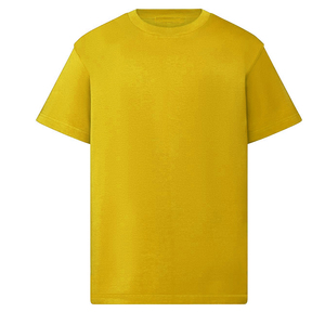 Men's <b>Red</b> Cotton T-<b>Shirt</b> O-Neck Short Sleeve Regular Fit Casual Jersey Knit Solid Color Blank Design - Product Image 5