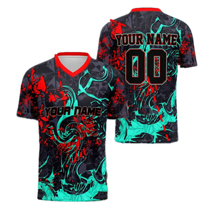 Uniforme de Fútbol de Alta Calidad, Nuevo Modelo de Temporada, Venta al Por Mayor, Impresión por Transferencia de Calor, Transpirable, 100% Poliéster, Personalizado - Product Image 6