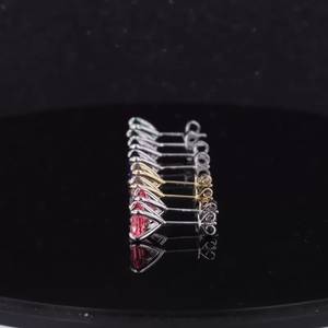 ต่างหูเพชรแซฟไฟร์ทรง Asscher ขนาด 7*7 มม. ผลิตในห้องปฏิบัติการ ตัวเรือนทอง 18k สำหรับของขวัญหมั้นและงานแต่งงาน - Product Image 3