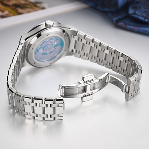 <span class=keywords><strong>Montre</strong></span> mécanique <span class=keywords><strong>automatique</strong></span> de luxe en acier inoxydable personnalisée CARNIVAL ODM/OEM avec cadran à aiguilles 24 heures pour hommes - Product Image 3