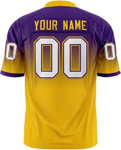 Wholesale American Football Jersey Polyester Mesh Sublimation Custom Logo OEM ODM Supplier Breathable Quick Dry Teamwear - Product Image 4
