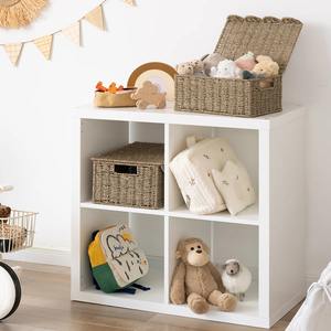 Cesta de almacenamiento de mimbre con asas integradas, cesta de almacenamiento hecha a mano, venta al por mayor, ecológica, hecha en Vietnam - Product Image 5