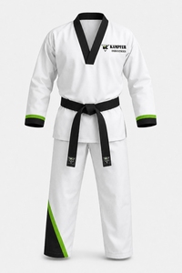 Tenue de boxe et de taekwondo élégante et tendance, nouvelle collection, coupe classique, polyester/nylon extensible, unisexe, possibilité de créer votre propre logo - Product Image 2