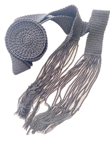 Handmade Silk Gartel <b>Strings</b> Factory Wholesale Hand-Crochet Ritual Belt Knitted Belts Category, Sprang Silk Gartel - Product Image 1