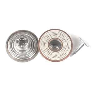 Boutons à rivets en alliage de zinc personnalisés, sans nickel, à tige métallique, pour vestes, pantalons, vêtements, vente en gros OEM - Product Image 3