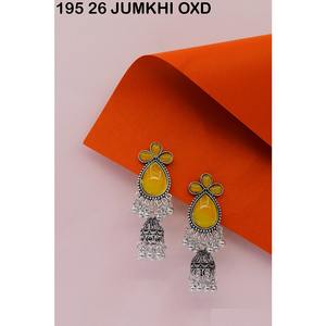 Pendientes colgantes Vintage de piedra turquesa, Pendientes colgantes de borla de aleación chapados en plata antigua para mujer, regalos de bodas, aniversario - Product Image 4