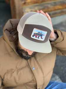 INJAE VINA Custom <b>Patch</b> Logo Flat Brim 3D Embroidery Outdoor Trucker Hats Breathable Mesh <b>Back</b> Sport Caps OEM Vietnam Golf Hats - Product Image 5