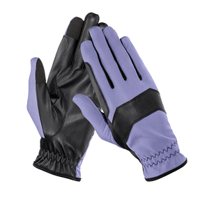 OEM Custom Professional Winter Horse Riding Gloves Leather <b>Full</b> Finger Anti <b>Slip</b> Hook Loop Closure Unisex High Quality Custom - Product Image 1