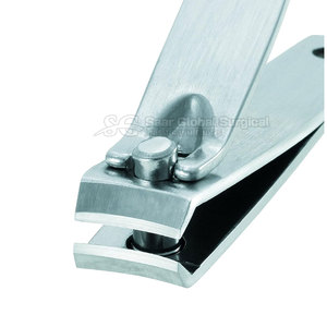 Coupe-ongles professionnel de qualité supérieure, en acier inoxydable courbé, ouverture large, précision de coupe fine, poignée ergonomique - Product Image 4