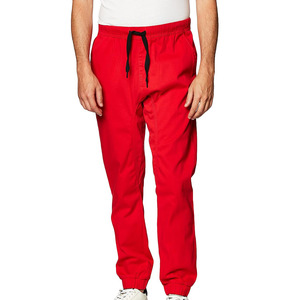 Pantalon de jogging décontracté en tricot doux pour homme, taille élastique plate, respirant, chevilles resserrées, 100 % coton, parfait pour - Product Image 1