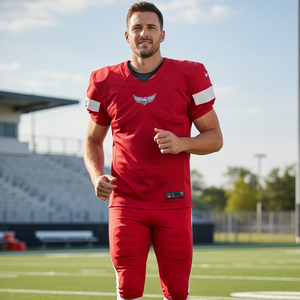 Custom American Football Uniform Wholesale Sublimated Team Jersey High Quality Breathable Tackle Twill Football Uniforms - Product Image 4