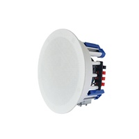 Vente chaude 5.5 pouces haut-parleurs de plafond coaxiaux haut-parleur moderne sans cadre métal Home cinéma système de son passif monté au plafond