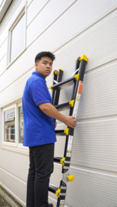 บันไดอลูมิเนียมแบบพับได้ VIETLADDERS NVLB-44 ขนาด 12 ฟุต 12 ขั้น รับน้ำหนักได้ 150 กก./300 ปอนด์ เหมาะสำหรับใช้ในโรงแรม รับประกัน 1 ปี - Product Image 6