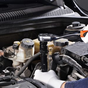 Set di chiavi a bussola da 43 pezzi con attacco da 1/2 pollice, assortimento di bussole a 6 punte standard da 1/2 pollice, set da 43 pezzi M - Product Image 3