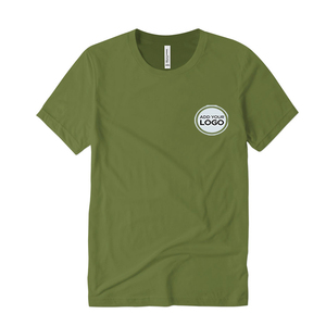 Camiseta CVC con Estampado DTG Personalizado, Mezcla de Algodón y Poliéster Ligera de Alta Calidad, Camiseta Blanca de Algodón Peinado Ultra Suave al por Mayor para Hombre - Product Image 1