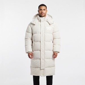 Manteau matelassé long tendance à capuche pour homme, veste d'hiver coupe-vent chaude décontractée pour l'extérieur - Product Image 5