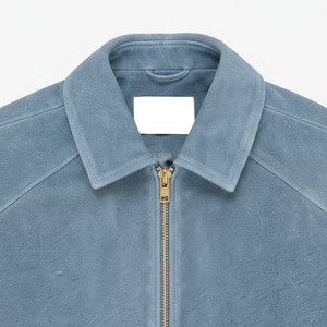 Blouson universitaire tissé pour homme 2026, logo personnalisé, col montant, coupe ajustée, respirant, coupe-vent, polyester/coton, décontracté - Product Image 4