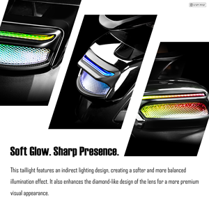 Premium AJ <b>LIGHT</b> DESIGN Giorno+ 125 Accessories <b>LED</b> Taillight Brake <b>Light</b> Stop Lamp Custom Retrofit <b>Plug</b> Play 12-Month Warranty - Product Image 4