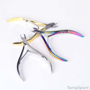 Nghia Cuticle Nippers Jaw 14 6mm Stainless Steel Nail Clippers Extra Sharp Manicure Scissors Custom Logo OEM Packing <b>by</b> KKZ - Product Image 6