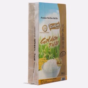 Sac à riz en polypropylène tissé laminé BOPP à soufflets latéraux 25kg 50kg, impression attrayante, qualité export, usine du Vietnam - Product Image 3