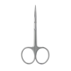 Ciseaux à sourcils de précision, logo personnalisé et couleur unie, lame tranchante en acier inoxydable - Product Image 1