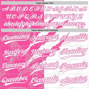Jersey de Softbol Ultimate Blanco y Rosa, 160 GSM, Malla Bird Eye, Logotipo Personalizado, Nombre del Patrocinador, Número del Jugador, OEM, ODM, Directo de Fábrica - Product Image 4