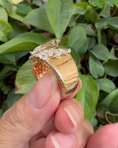 Bague de mariée en moissanite et diamants en forme de poire, design unique, pour femme, en argent 925 véritable, cadeau de fiançailles pour les amoureux - Product Image 2