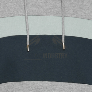 เสื้อฮู้ดบล็อกสีสำหรับผู้ชาย ผ้าเฟรนช์เทอร์รี่ แขนยาว สวมใส่สบาย - Product Image 6