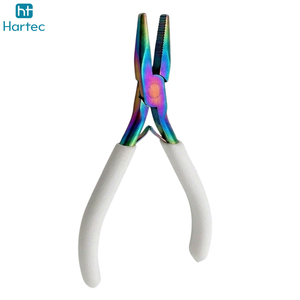 Stainless Steel Professional Salon Wholesale New Ergonomic Handle Hair <b>Extension</b> Pliers Micro <b>Bead</b> Ring Remover Plier Tool - Product Image 3