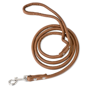Customized Color And Logo Leather Dog Leash Factory Made Custom Packing Reasonable Price Leather Dog Leash - Product Image 1