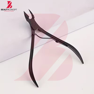 คีมตัดหนังที่มีคุณภาพระดับพรีเมี่ยมพร้อมใบมีดแบบโค้งที่ตัดเล็บสเตนเลสทนทานสำหรับการทำเล็บเท้าการดูแลความงาม - Product Image 4