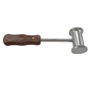 Best Quality Dental <b>Mallet</b> Large 1" Diameter Manual Stainless Steel Head <b>Wooden</b> Handle Durable High Quality By Grip Surgical - Product Image 5