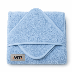 Toalla con Capucha para Bebé, 100% Algodón de Rizo, Envoltura para Baño Infantil, 75x75cm, 300 GSM, Suave y Absorbente, Certificación OEKO-TEX, Toalla de Baño de Lujo para Guardería - Product Image 1