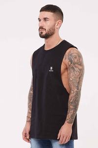 Wholesale Custom Cotton <b>Stringer</b> Gym <b>Vest</b> Fitness Singlet Workout Muscle Bodybuilding Mens Tank Top - Product Image 2