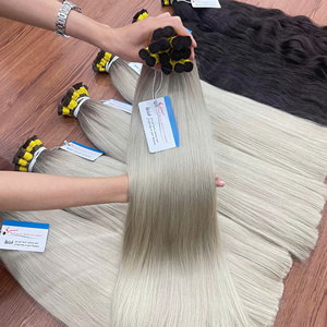 2025 meilleure vente brut vietnamien os droit Ombre couleur extensions de cheveux en vrac non transformés cuticule aligné cheveux crus - Product Image 6
