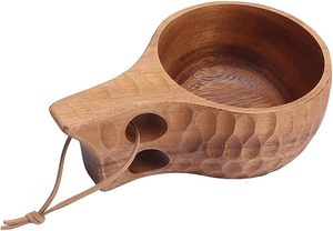 Taza Kuksa de Madera Natural, Económica, Tallada a Mano, para Café, Té, Camping y Viajes - Product Image 5