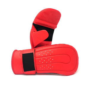 Mitaines de boxe en cuir PU respirant et léger de haute qualité, couleurs personnalisées, taille adulte, vente en gros - Product Image 2