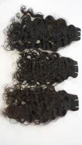 Cabello Humano Virgen Natural de un Solo Donante, Remy Brasileño de Doble Trama, con Cutícula Alineada, Suave, Brillante y Rizado, 100 Gramos - Product Image 2