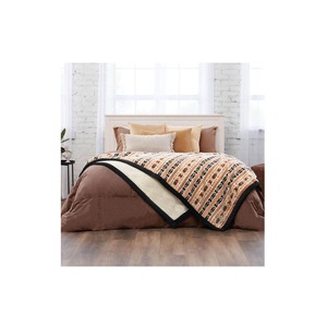 Plaid en tissu Raschel 100 % polyester de style coréen, taille personnalisée, imprimé, qualité supérieure, ignifuge, fabriqué en usine OEM - Product Image 1